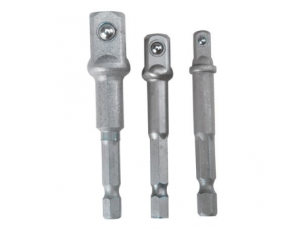 Adapterių komplektas iš 1/4"(6,3 mm) į galvutes 1/4"-3/8"-1/2"