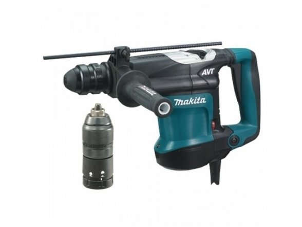 Makita HR3210FCT 3-jų darbo režimų perforatorius SDS-plus, 850W, 32mm