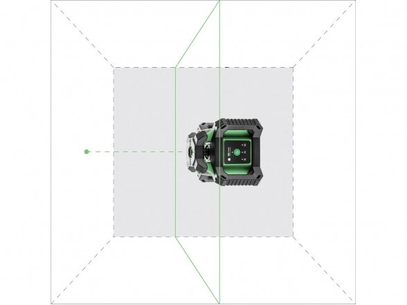 ADA ROTARY 400 HV-G Servo rotacinis lazerinis nivelyras, žalias 15