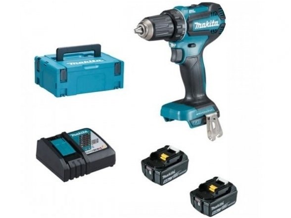 Makita DDF485RTJ 2x5,0Ah 18V Li-ion Аккумуляторная бесщеточная дрель-шуруповерт