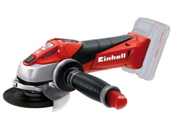 Einhell TE-AG 18 Li-Solo Akumuliatorinis kampinis šlifuoklis, 18 V, 115 mm, be akumuliatoriaus ir pakrovėjo