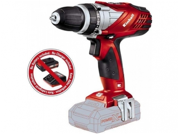 Einhell 18V TE-CD 18 Li SOLO Akumuliatorinis suktuvas - gręžtuvas