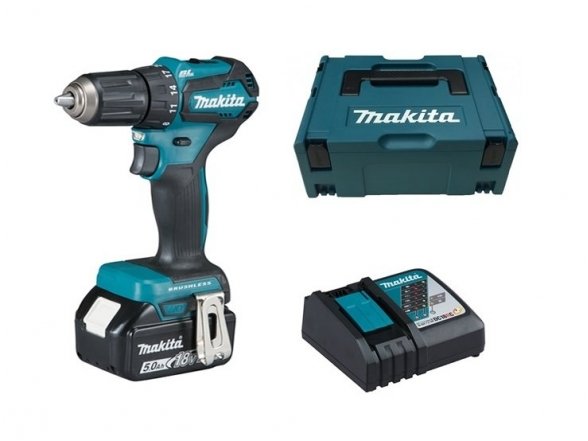 Makita DDF483RT1J Аккумуляторная дрель-шуруповерт 18V 1x5,0Ah