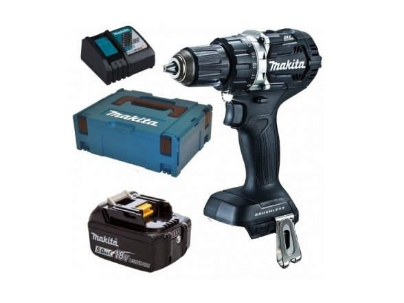 Makita DDF484RT1J 1x5,0Ah 18V BL-мотор Аккумуляторная дрель-шуруповерт