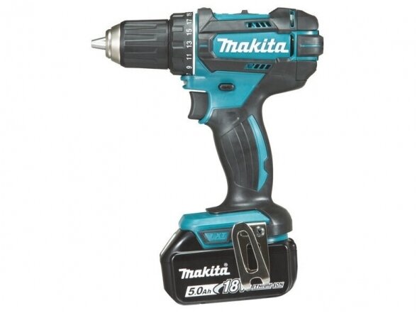 Makita DDF482RFJ Аккумуляторная дрель-шуруповерт со светодиодной подсветкой 18V 2x3.0Ah Li-ion 1