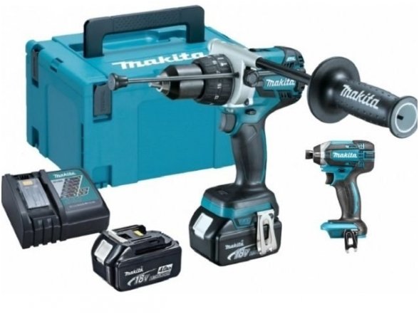 Makita DDF481+DTD152 DLX Комплект аккумуляторных инструментов 2x4,0Ah 18V