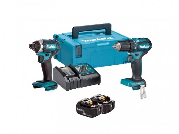 Makita DDF483+DTD152 Akumuliatorinių įrankių komplektas 2x4,0Ah DLX 18V Li-ion