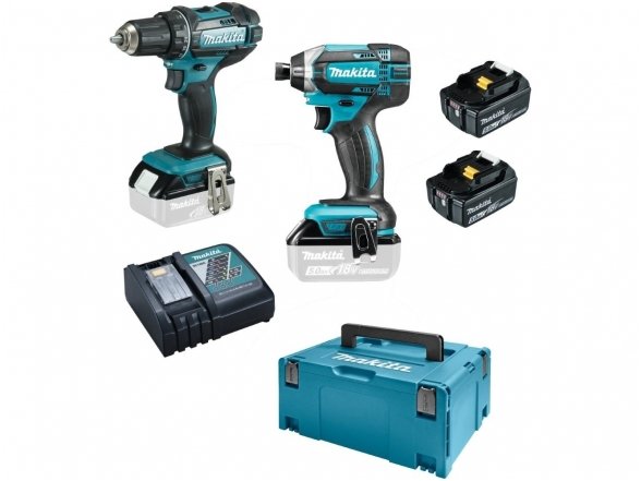 Makita DDF482+DTD152 Комплект аккумуляторных инструментов 2x5,0Ah 18V