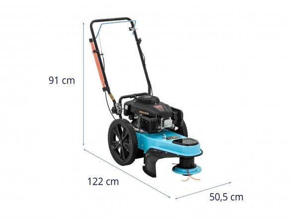 Benzininė vejapjovė ant ratukų, 3.7 kW / 5 AG, pjovimo plotis 560 mm, Hillvert HT-STM-200 5