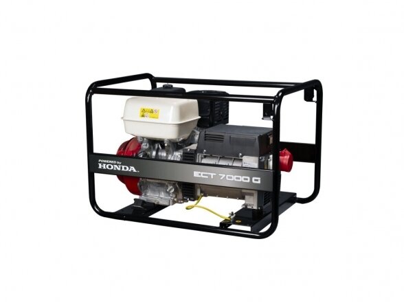 Benzininis generatorius ECT7000G su Honda varikliu, 3.5 kW, 230/400V