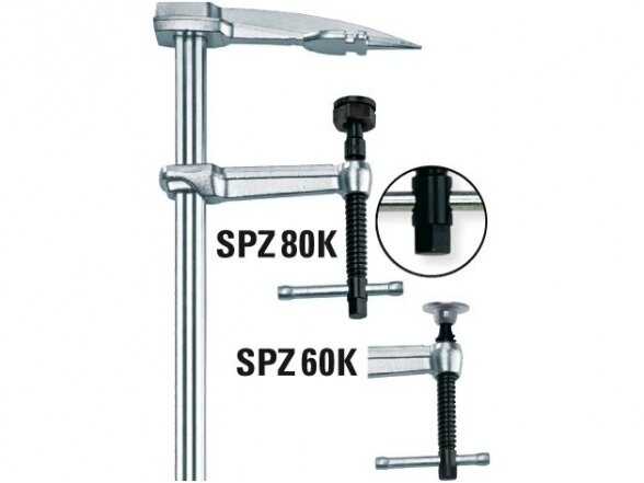 Bessey spaustuvas gegnėms ir sijoms SPZ80K, maks. spaudimo ilgis 800 mm 2