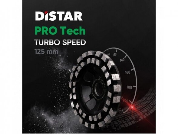 Betono šlifavimo diskas Distar Pro Tech 125mm 4