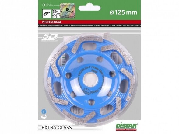 Betono šlifavimo lėkštė Distar Rotex 125mm 4