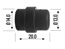 Газовый диффузор TW-24, пластик, черный