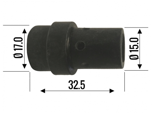 Газовый диффузор TW-36, пластик, черный