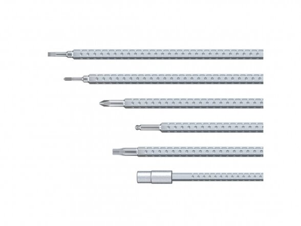 Dvipusis antgalis WIHA SYSTEM 4 TORX T10 - T15 (120 mm) 1