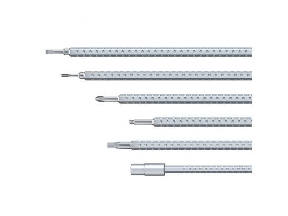 Dvipusis antgalis WIHA SYSTEM 4 TORX T6 - T8 (120 mm) 1