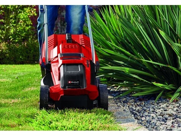 Einhell GE-CM 18/32 Li-Solo akumuliatorinė žoliapjovė, pjovimo plotis 32 cm, be akumuliatoriaus ir pakrovėjo 3