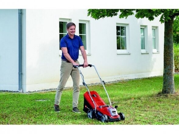 Einhell GE-CM 18/33 Li-Solo akumuliatorinė žoliapjovė, pjovimo plotis 33 cm, be akumuliatoriaus ir pakrovėjo 2