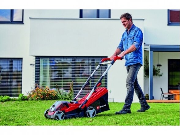 Einhell GE-CM 36/34-1 Li-Solo akumuliatorinė žoliapjovė, pjovimo plotis 33.5 cm, be akumuliatoriaus ir pakrovėjo 2