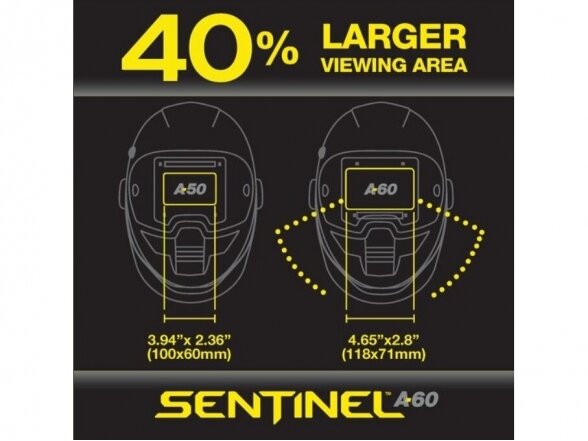 Suvirinimo skydelis Esab SENTINEL A60 5