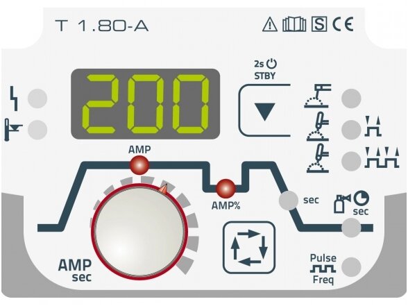 EWM suvirinimo aparatas TIG Picotig 200 MV puls TG,  200A, 115/230V 1