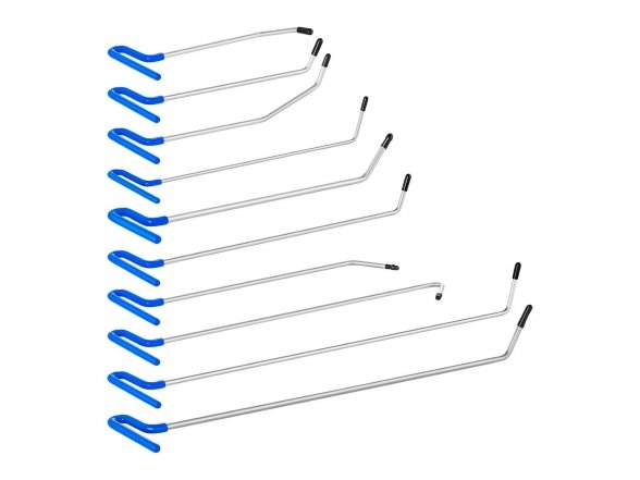 Įdubų šalinimo rinkinys be dažymo MSW-DENTPULLER.SET7, 21 vnt. 2