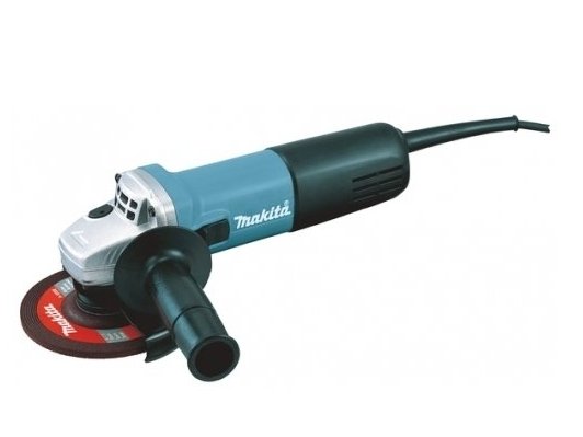 Makita 9558HNRGK5 Kampinis šlifuoklis, 840W, 125mm