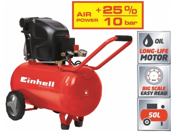 Einhell TE-AC 270/50/10 Kompresorius, 50l, 230V, 10 bar 1