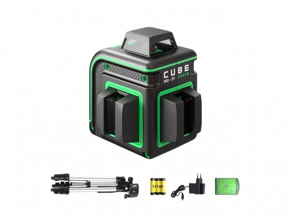 ADA CUBE 360 2V GREEN Лазерный уровень Professional Edition