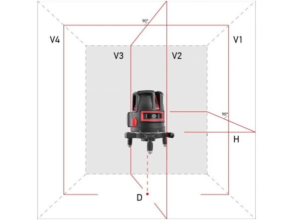 ADA PROLiner 4V Lazerinis nivelyras 2