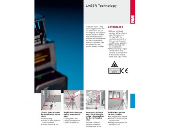 Lazerinis nivelyras BMI multiLASER 3D G 7