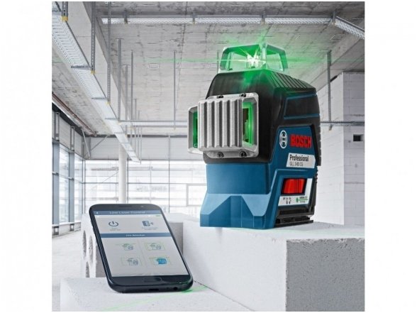 BOSCH GLL 3-80 CG с зеленым лучом + Держатель BM1 Лазерный нивелир 2