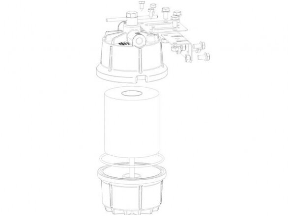 SPARTUS AT-1000 Oro filtras 2