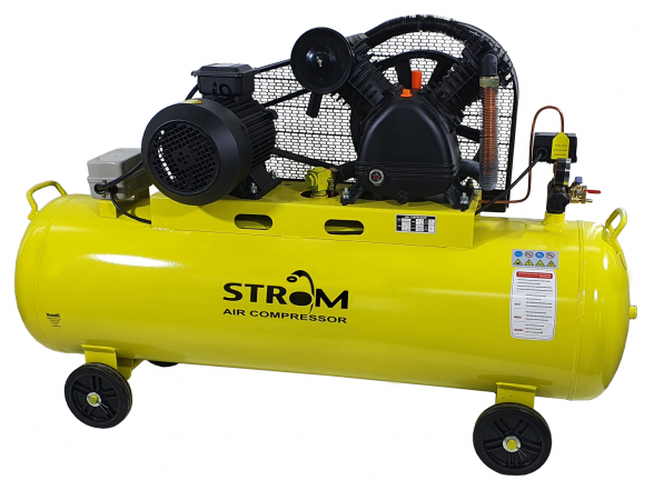 Oro kompresorius Strom 200L, 4 kW, 8 bar, 380V