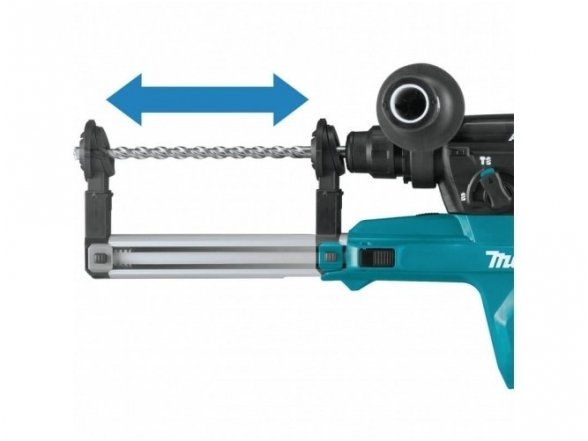 Makita HR2651TJ Perforatorius SDS+, 800W, su dulkių surinkimo sistema ir keičiamu griebtuvu 2