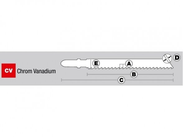 Pjūklelis medienai MPS 3103-L, 130 mm, 6 TPI, 2 vnt., ypatingai ilgas 1