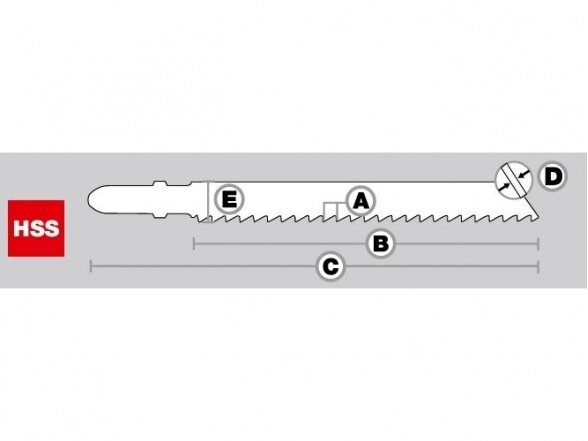 Pjūklelis metalui MPS 3111-F-2, 75 mm, 21 TPI, 2 vnt., ilgas tarnavimo laikas 1