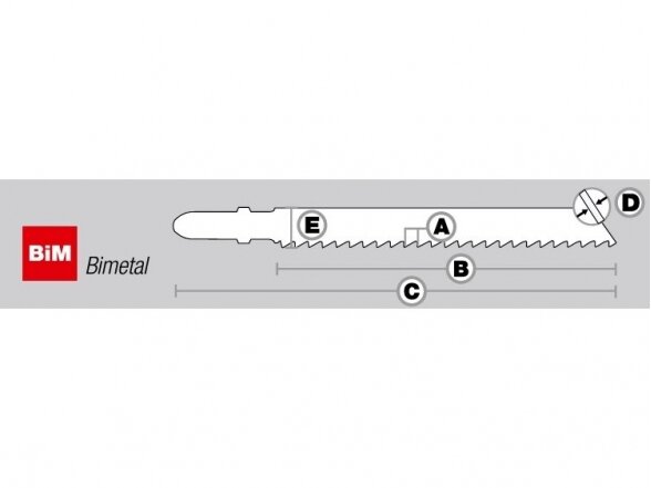 Pjūklelis metalui MPS 3176-F, 132 mm, 16-25 TPI, 2 vnt., ypač ilgi ašmenys 1