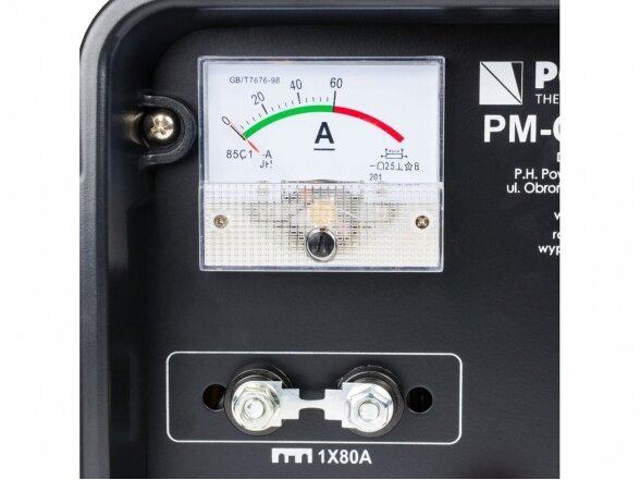 Powermat PM-CD-50RWL akumuliatorių įkroviklis su paleidimo funkcija, 12/24V 3