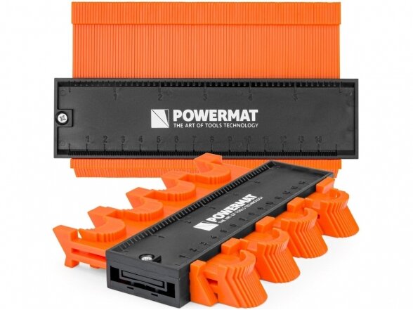 Powermat PM-GSK-6T kontūrų matuoklis/šablonas/trafaretas 150mm