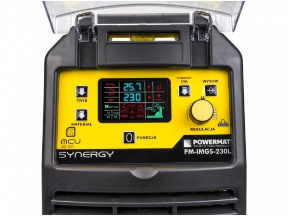 Powermat sinerginis pusautomatis PM-IMGS-230L SYNERGY, 230A, 230V, MIG/MAG/MMA/LIFT-TIG 6