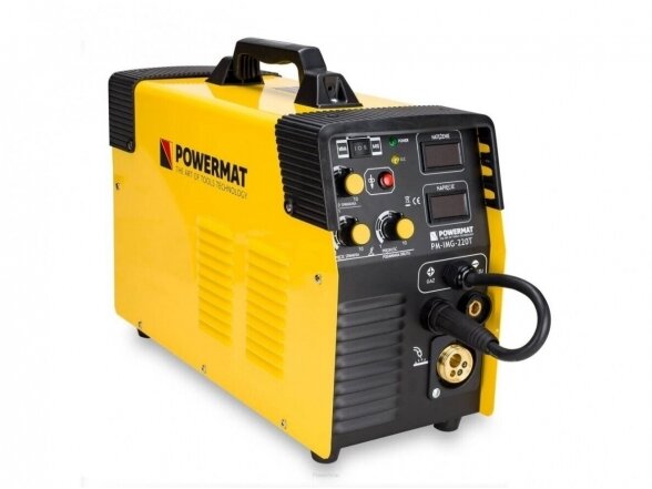 Powermat komplektas - suvirinimo pusautomatis PM-IMG-220T, 220A, 230V, MIG/MAG/TIG/MMA 1