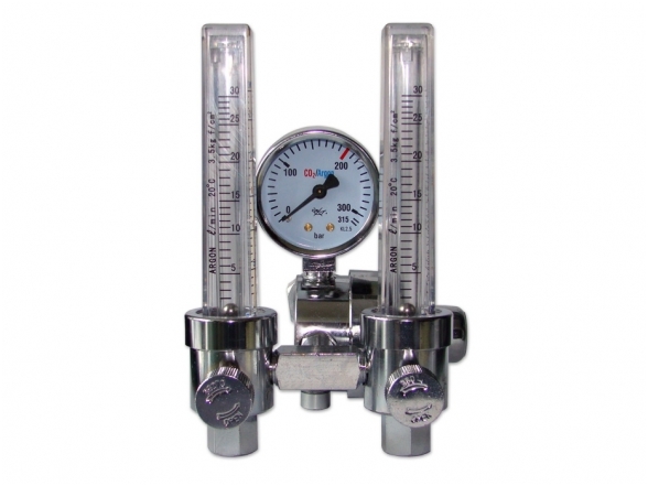 Sherman RBR2-CO2 Reduktorius CO2/Argon su 2 rotametrais