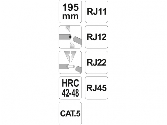 Replės konektoriams 4P-6P-8P 2