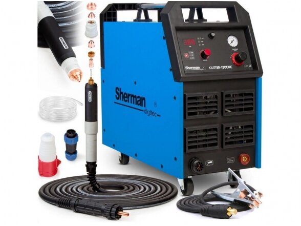 Sherman CUTTER 130CNC Plazminio pjovimo aparatas, 125A, 400V, 45mm