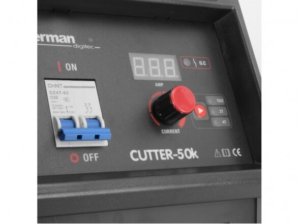 Sherman CUTTER 50K Plazminio pjovimo aparatas su kompresoriumi, 45A, 230V, 12mm 1