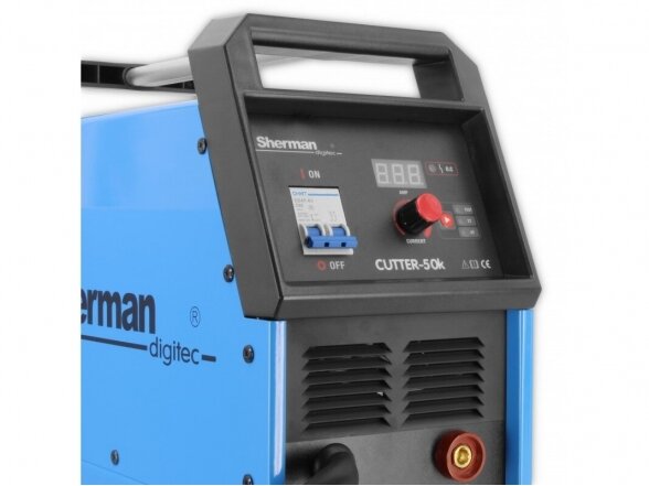 Sherman CUTTER 50K Plazminio pjovimo aparatas su kompresoriumi, 45A, 230V, 12mm 2