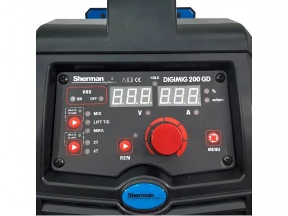 Sherman DIGIMIG 200GD Suvirinimo pusautomatis, 200A, 230V 8