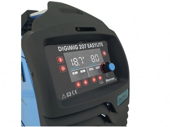 Sherman DIGIMIG 207 EASYLITE sinerginis suvirinimo aparatas, 200A, 230V 5